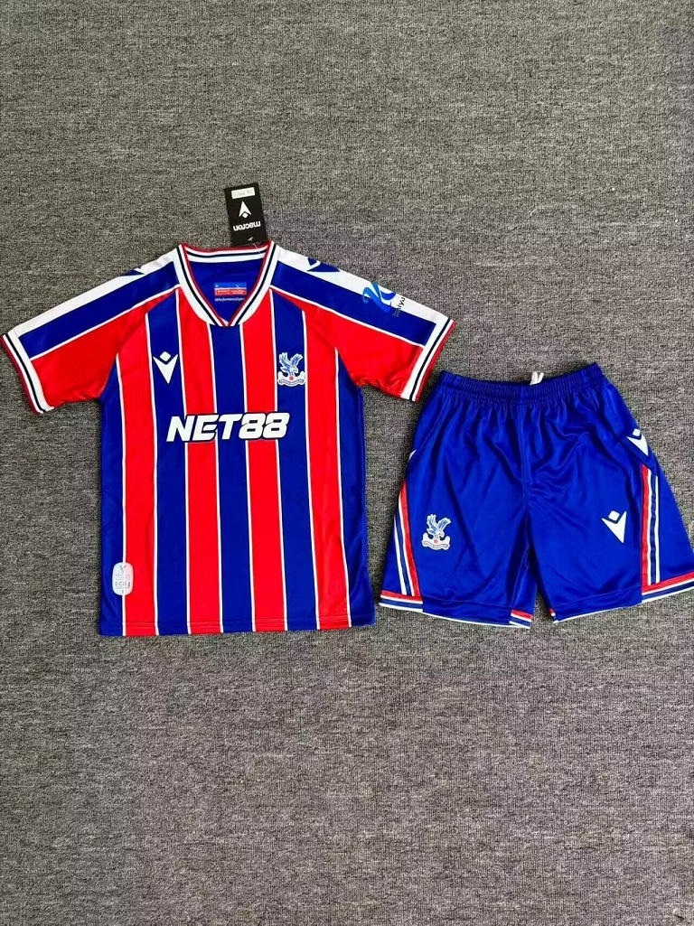 Kids-Crystal Palac 25/26 Home Soccer Jersey